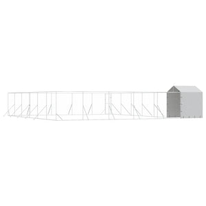 Verzinkter Outdoor-Hundezwinger mit Dach 12x12x2,5m