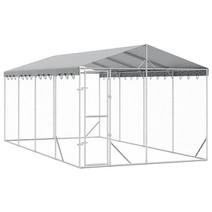 Hundezwinger mit Dach 3x6m Verzinkt