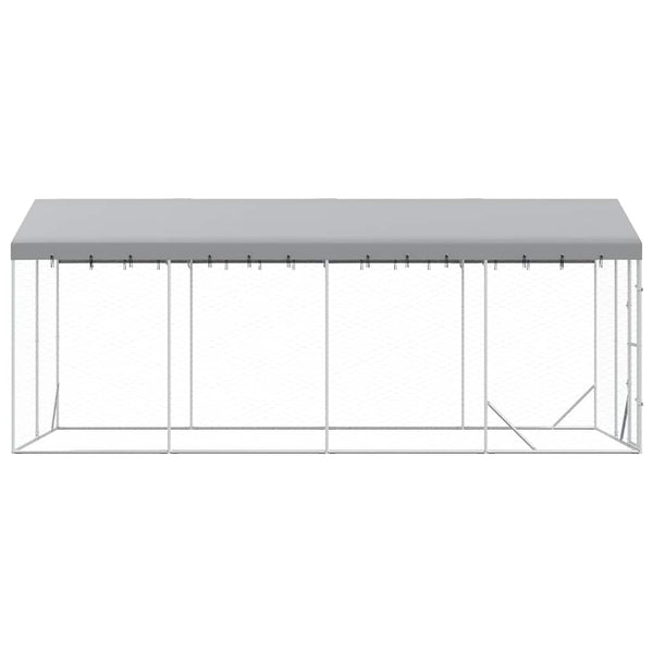 Hundezwinger mit Dach 3x6m Verzinkt