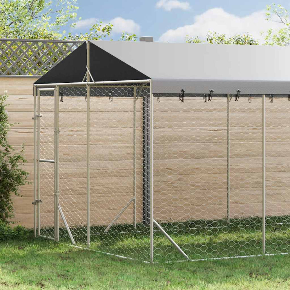 Hundezwinger mit Dach 3x6m Verzinkt