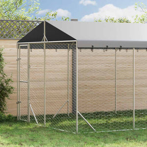 Hundezwinger mit Dach 3x6m Verzinkt