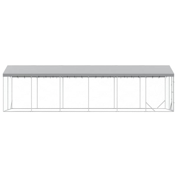 Hundezwinger mit Dach 3x9m Verzinkt