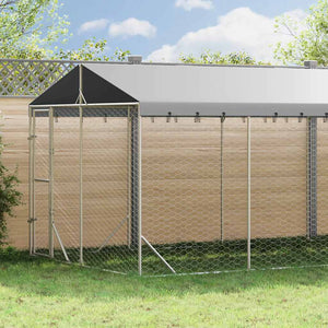 Hundezwinger mit Dach 3x9m Verzinkt