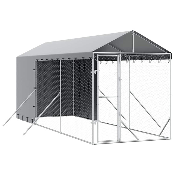 Hundezwinger mit Dach 2x6x2,5m