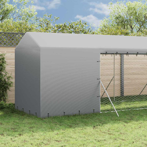Hundezwinger mit Dach 2x6x2,5m