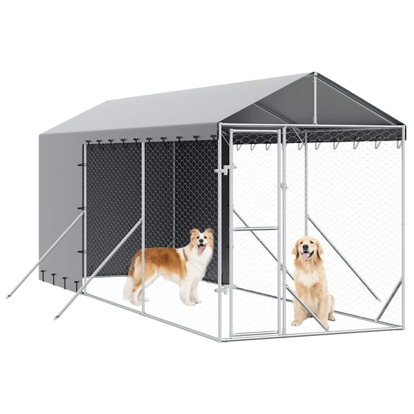 Hundezwinger mit Dach 2x6x2,5m