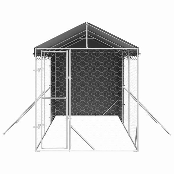 Hundezwinger mit Dach 2x6x2,5m