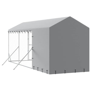 Hundezwinger mit Dach 2x6x2,5m