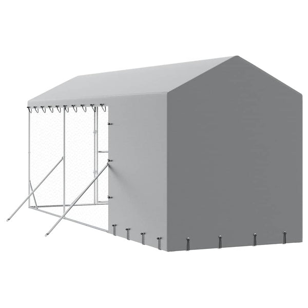 Hundezwinger mit Dach 2x6x2,5m