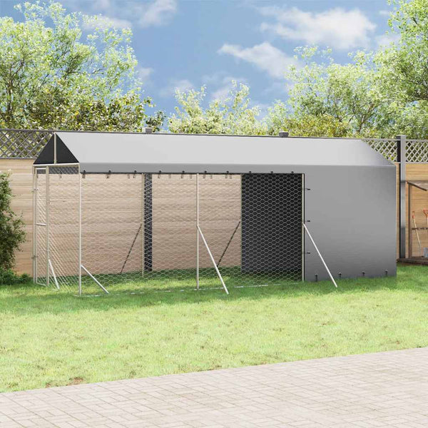 Hundezwinger mit Dach 2x6x2,5m