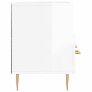 Hochglanz TV-Schrank Weiß 102x36x50 cm
