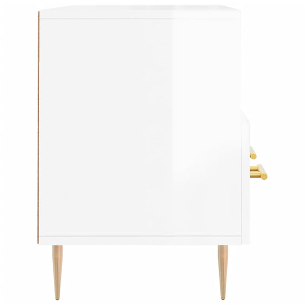 Hochglanz TV-Schrank Weiß 102x36x50 cm