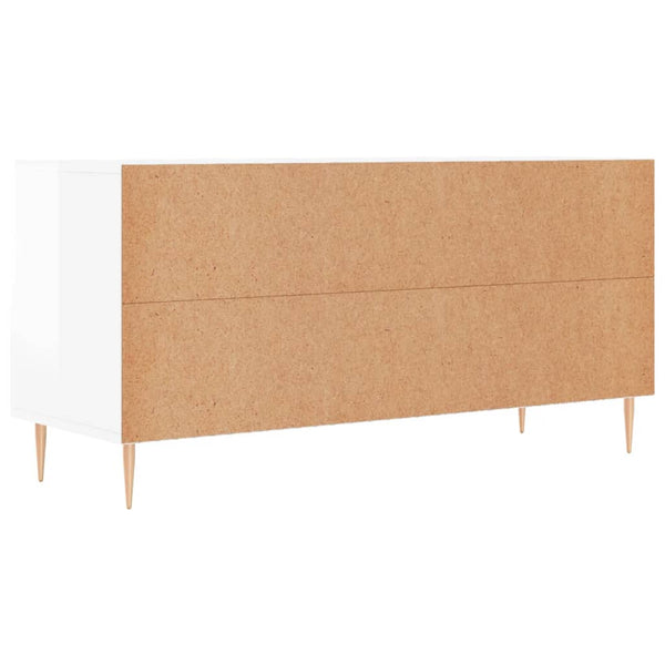 Hochglanz TV-Schrank Weiß 102x36x50 cm