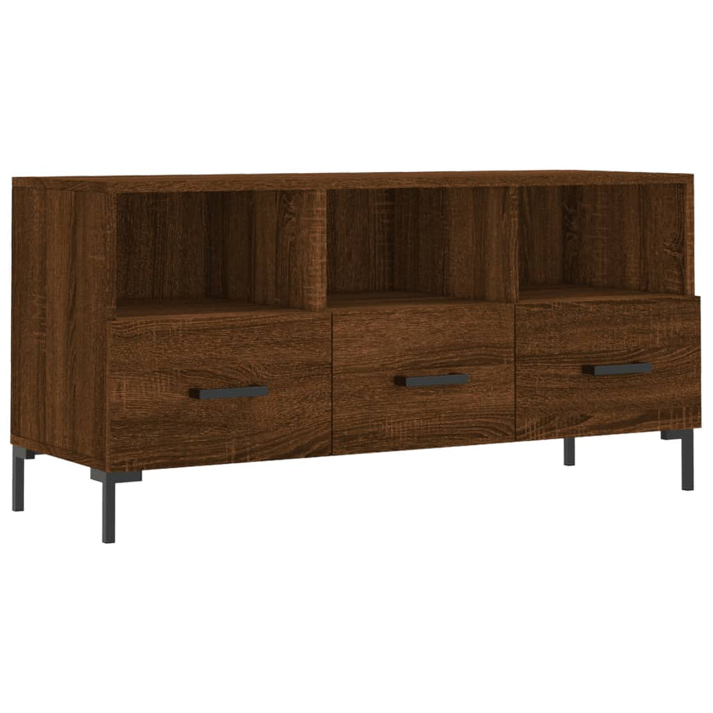 TV-Schrank Braun Eichen-Optik 102 cm