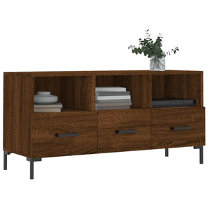 TV-Schrank Braun Eichen-Optik 102 cm