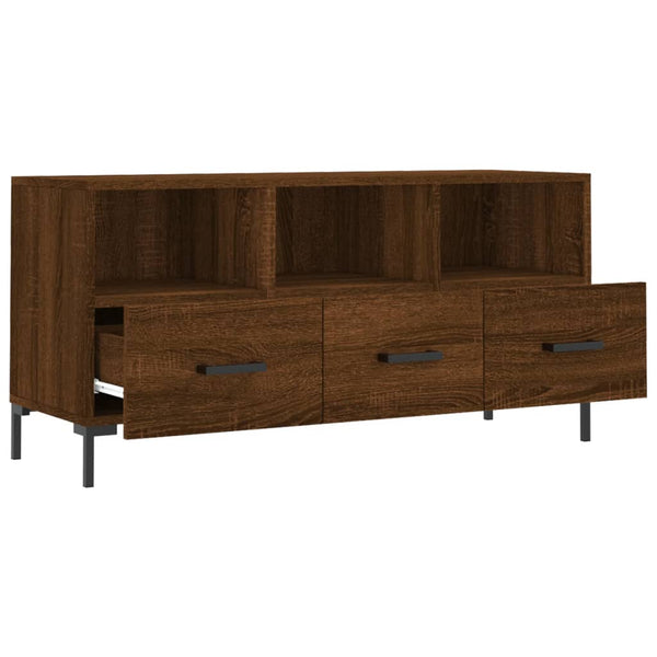 TV-Schrank Braun Eichen-Optik 102 cm