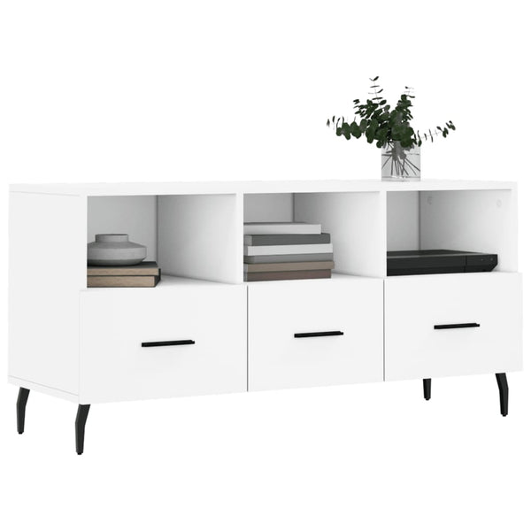 Weißer TV-Schrank 102 cm