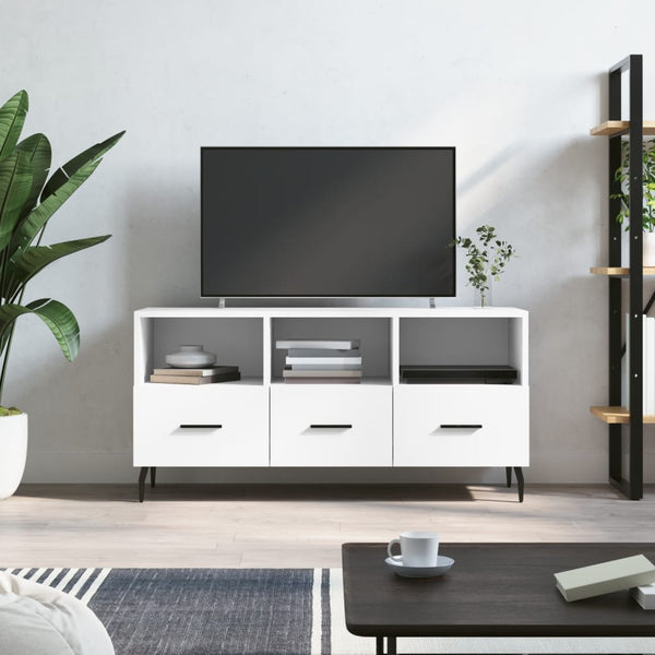 Weißer TV-Schrank 102 cm