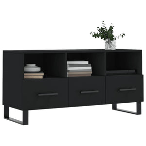 Schwarzer TV-Schrank 102 cm