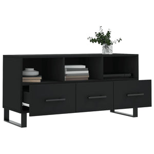 Schwarzer TV-Schrank 102 cm