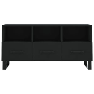 Schwarzer TV-Schrank 102 cm