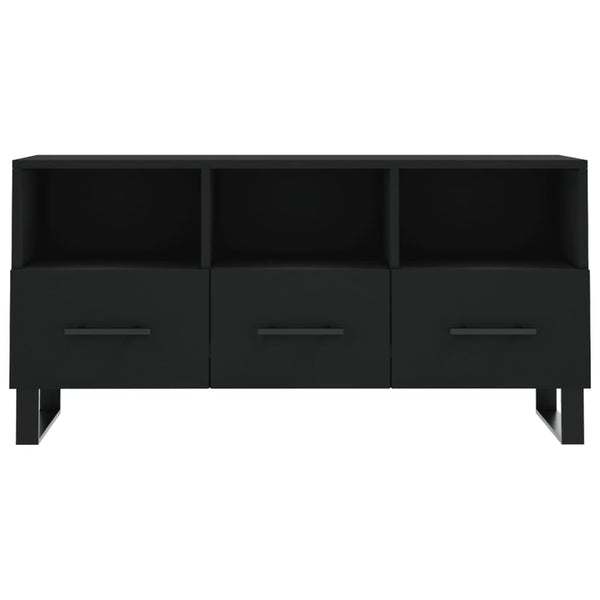 Schwarzer TV-Schrank 102 cm