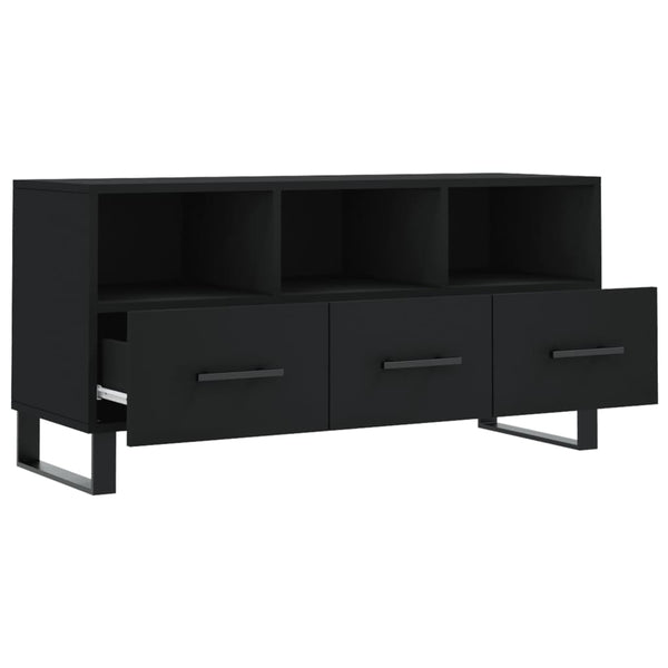 Schwarzer TV-Schrank 102 cm