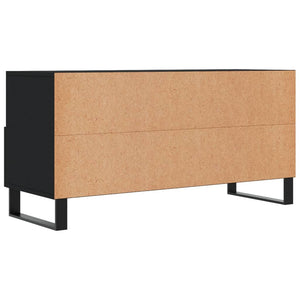 Schwarzer TV-Schrank 102 cm