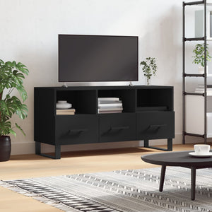 Schwarzer TV-Schrank 102 cm