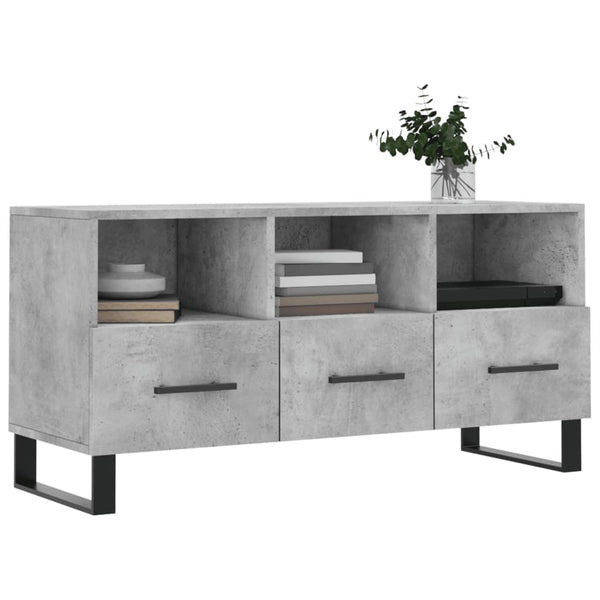 TV-Schrank Betongrau 102 cm