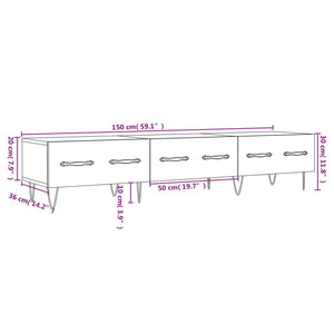 TV-Schrank Sonoma-Eiche 150 cm