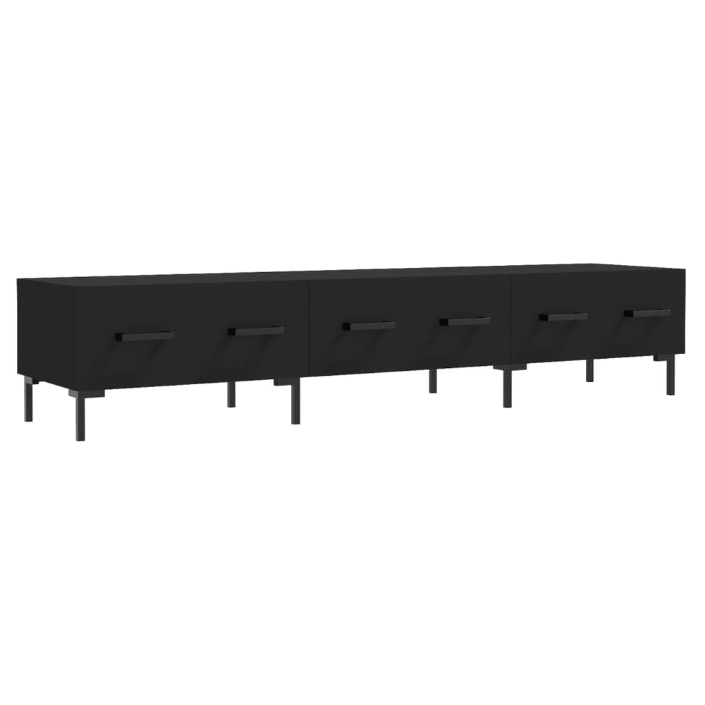 Schwarzer TV-Schrank 150 cm