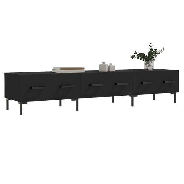 Schwarzer TV-Schrank 150 cm