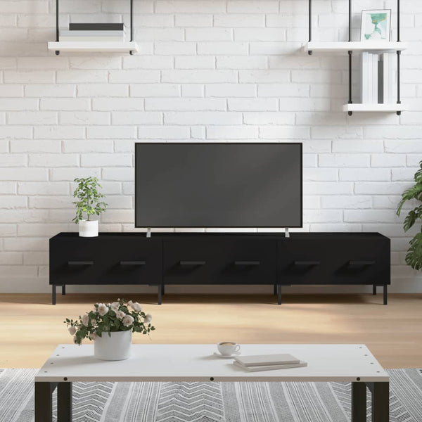 Schwarzer TV-Schrank 150 cm
