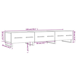 Weißer TV-Schrank 150 cm
