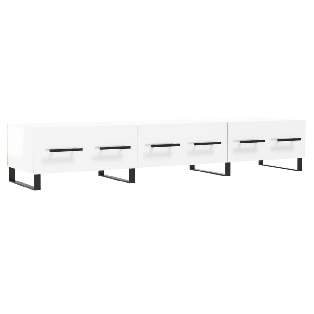 TV-Schrank Hochglanz Weiß 150 cm