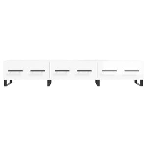 TV-Schrank Hochglanz Weiß 150 cm