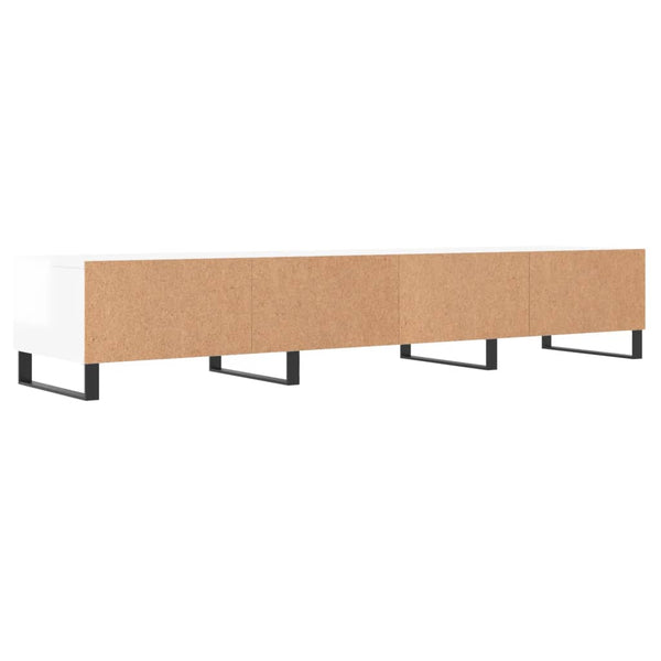 TV-Schrank Hochglanz Weiß 150 cm