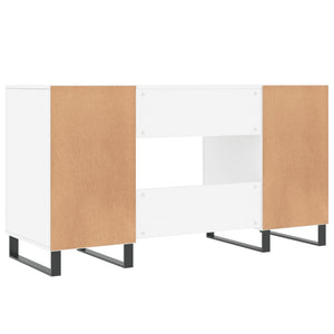 Weißer Schreibtisch 140x50 cm