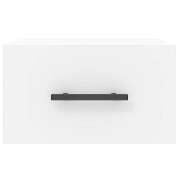 Wand Nachttische Weiß 2er-Set