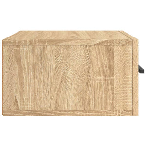 Wand Nachttische Sonoma-Eiche 2er Set