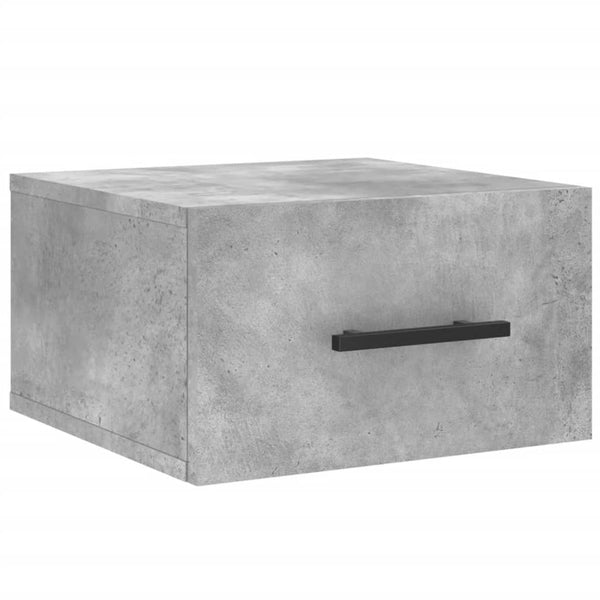 Wand-Nachttische 2er Set Betongrau 35x35x20cm