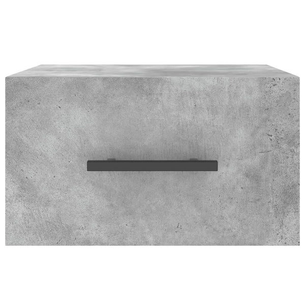 Wand-Nachttische 2er Set Betongrau 35x35x20cm