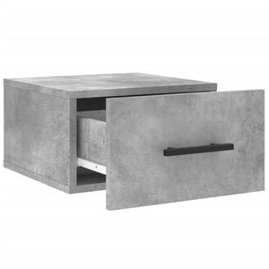 Wand-Nachttische 2er Set Betongrau 35x35x20cm
