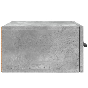 Wand-Nachttische 2er Set Betongrau 35x35x20cm