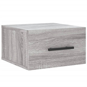 Wand-Nachttisch Grau Sonoma 35x35x20 cm