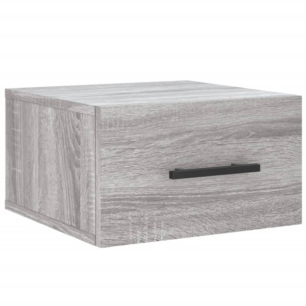 Wand-Nachttisch Grau Sonoma 35x35x20 cm