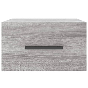 Wand-Nachttisch Grau Sonoma 35x35x20 cm