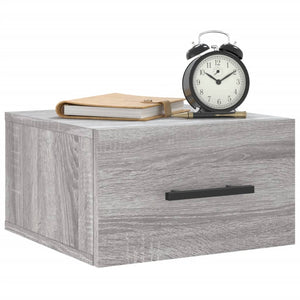 Wand Nachttische Grau Sonoma 2er-Set