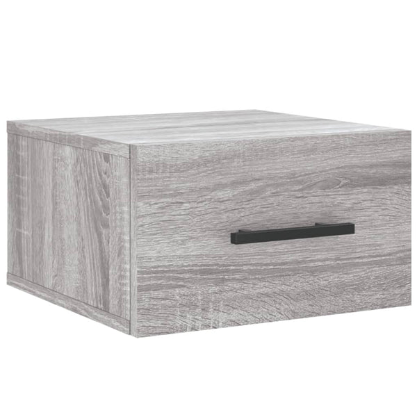 Wand Nachttische Grau Sonoma 2er-Set
